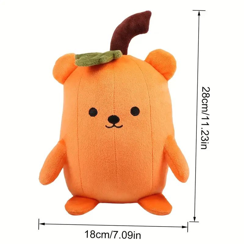 Squishy Pumpkin Bear Plush Stuffed Animal