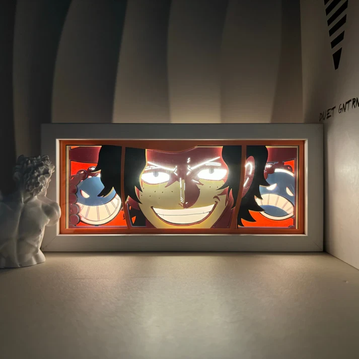 One Piece Ace Smile Light Box
