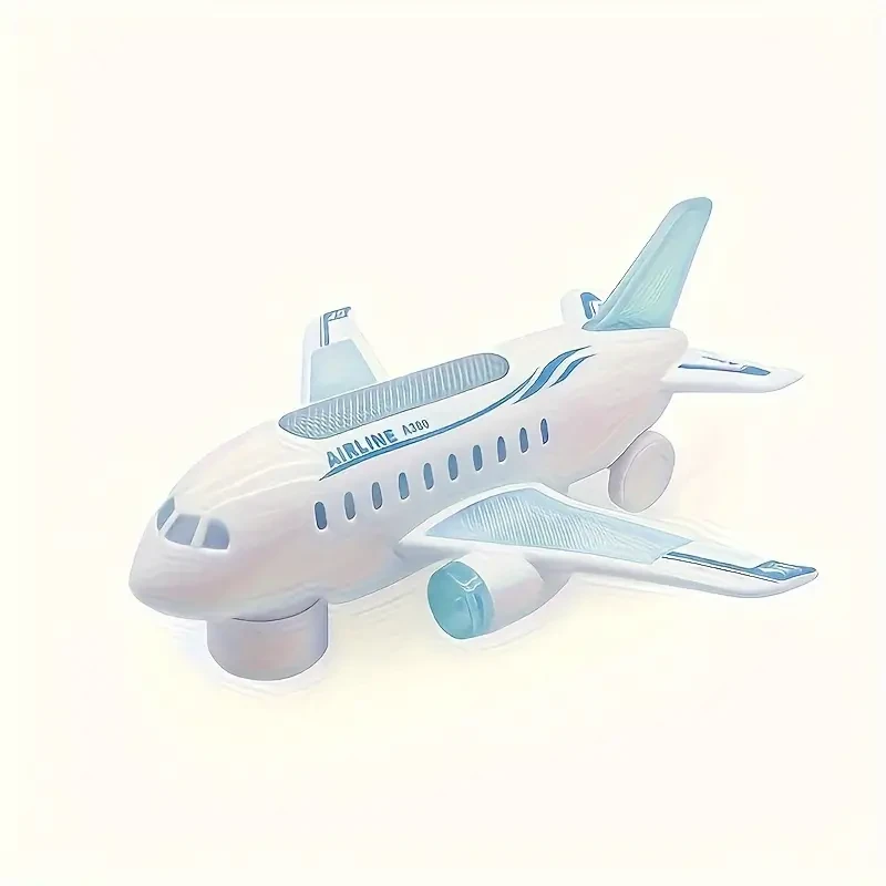 Kids' Electric Airplane Toy with Lights & Music