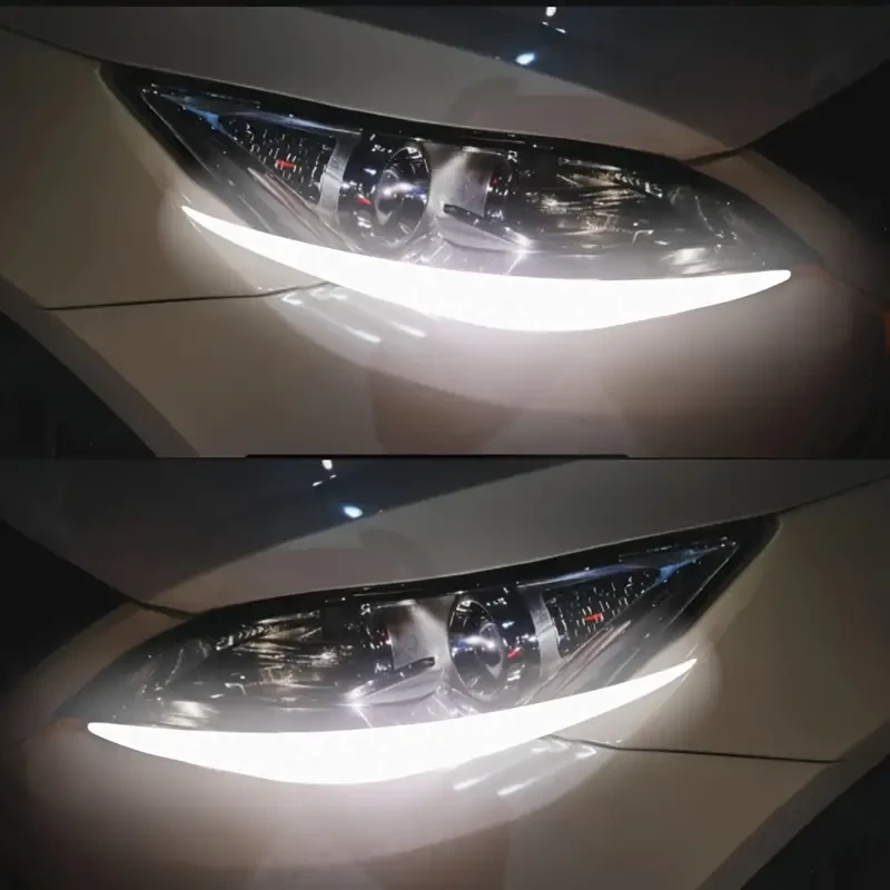 Reflective Eyeliner Car Headlight Decals - Vinyl Bumper Stickers