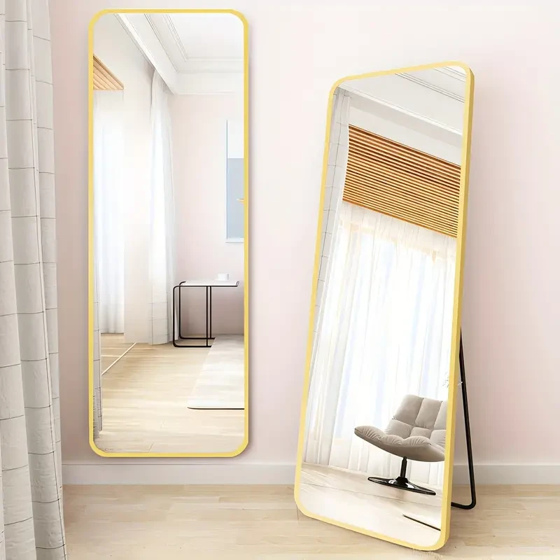 Large Full-Body Mirror with Premium Aluminum Alloy Frame