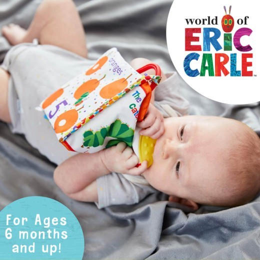 The Very Hungry Caterpillar Let's Count Soft Teether Book
