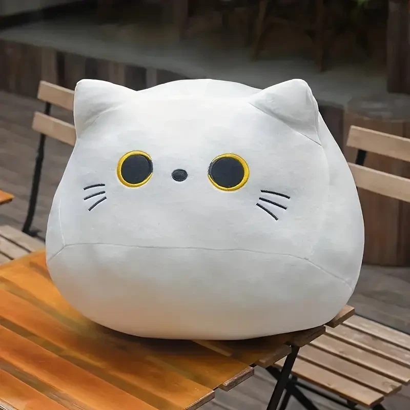 Vintage Animal Theme Plush Cat Pillow
