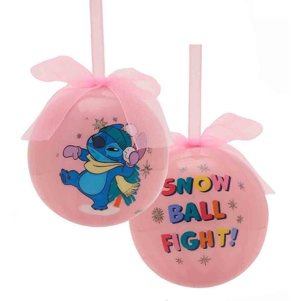 Stitch Christmas set of 4 Baubles