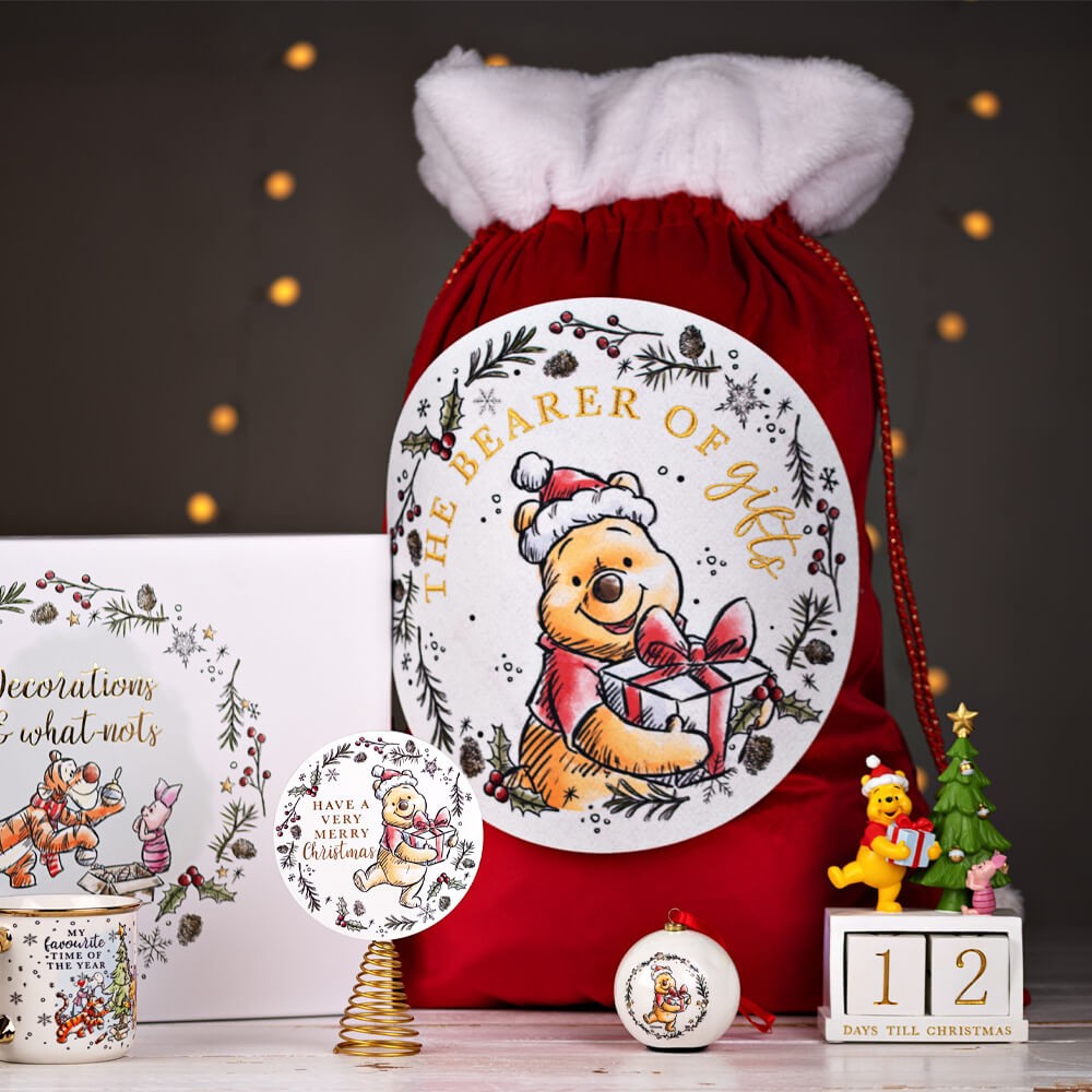 Winnie The Pooh Christmas: Sack 'The Bearer of Gifts'