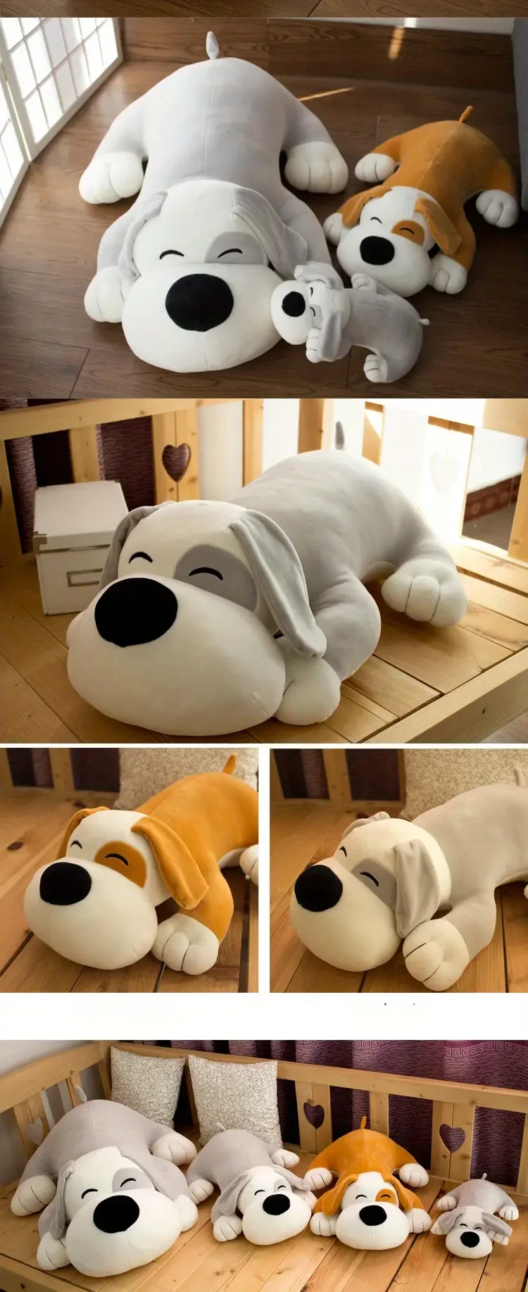 Sleeping Dog Plush Toy