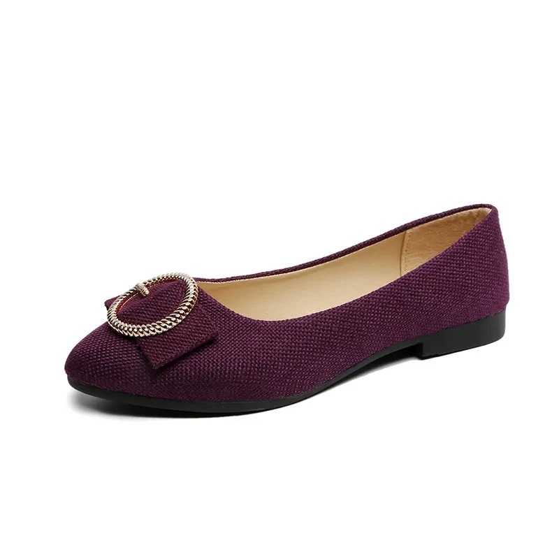 All-match Shallow Mouth Pointed Flat Shoes