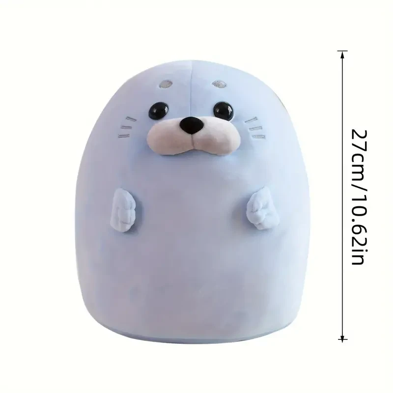 30cm/11.81in Super Soft Seal Plush Chubby Snuggle Seal Sea Animal Plush