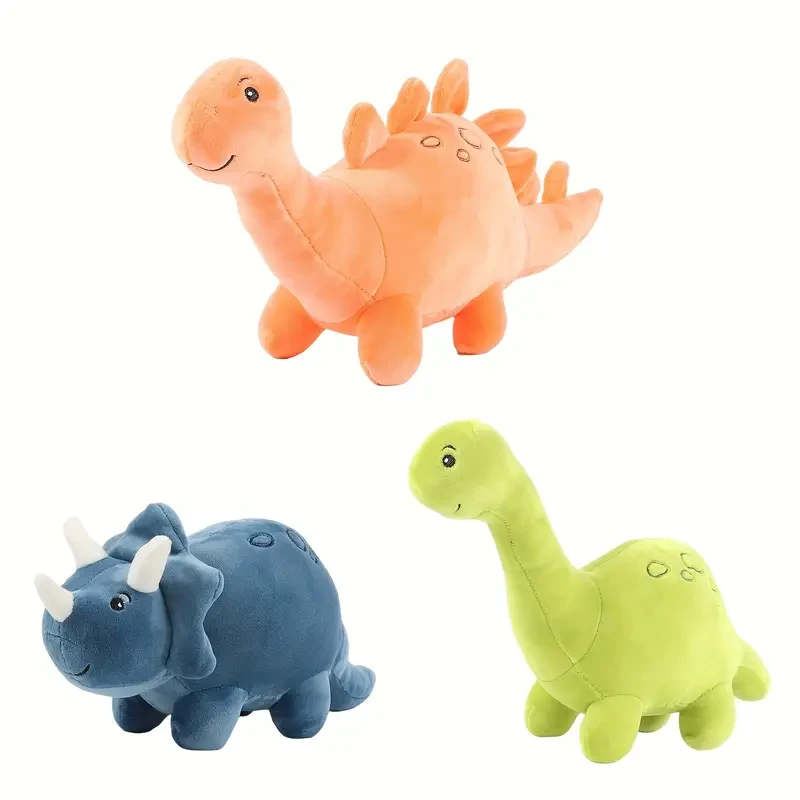 Cartoon Dinosaur Plush Toys Kawaii Triceratops Plush Toy Cute Dion Stuffed Animals Plushies
