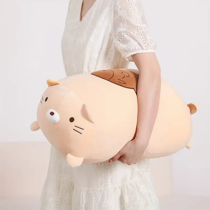 Spandex Cat Plush Pillow, 60.96cm Soft Stuffed Animal Cushion