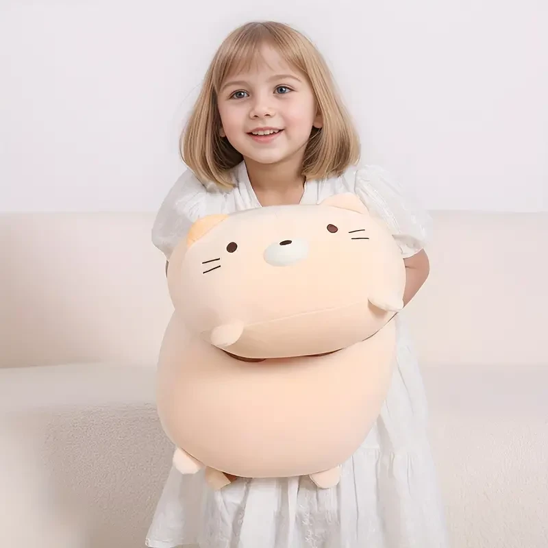 Spandex Cat Plush Pillow, 60.96cm Soft Stuffed Animal Cushion
