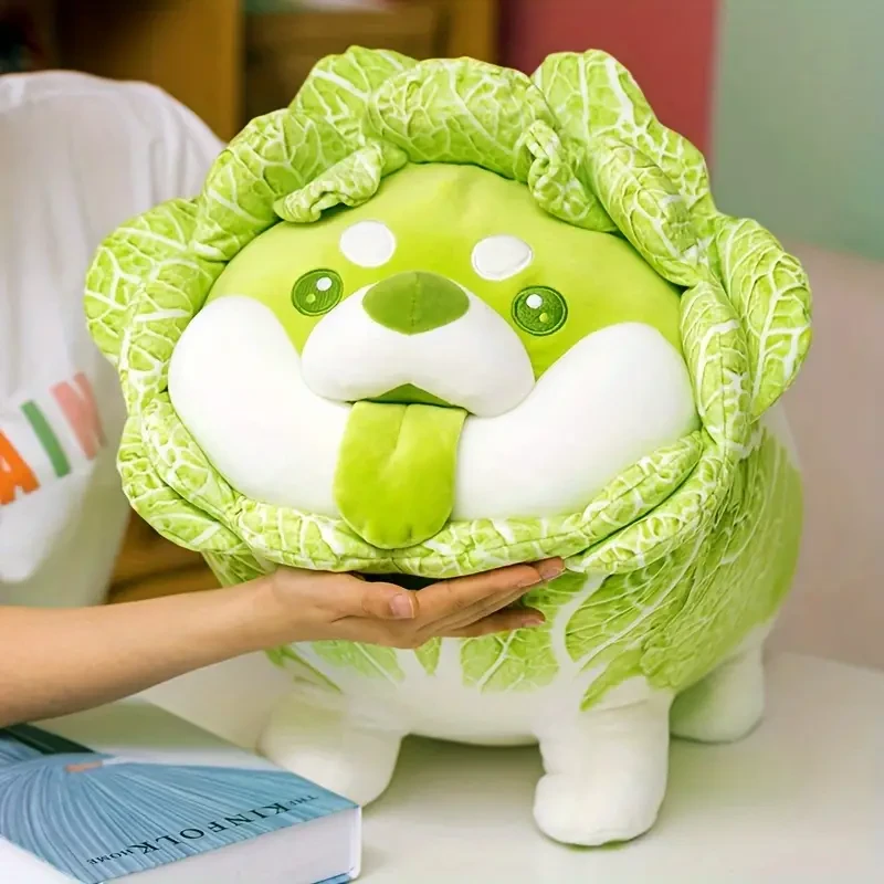 Cabbage Dog Plush Toy, Doll Cute Cabbage Dog Doll