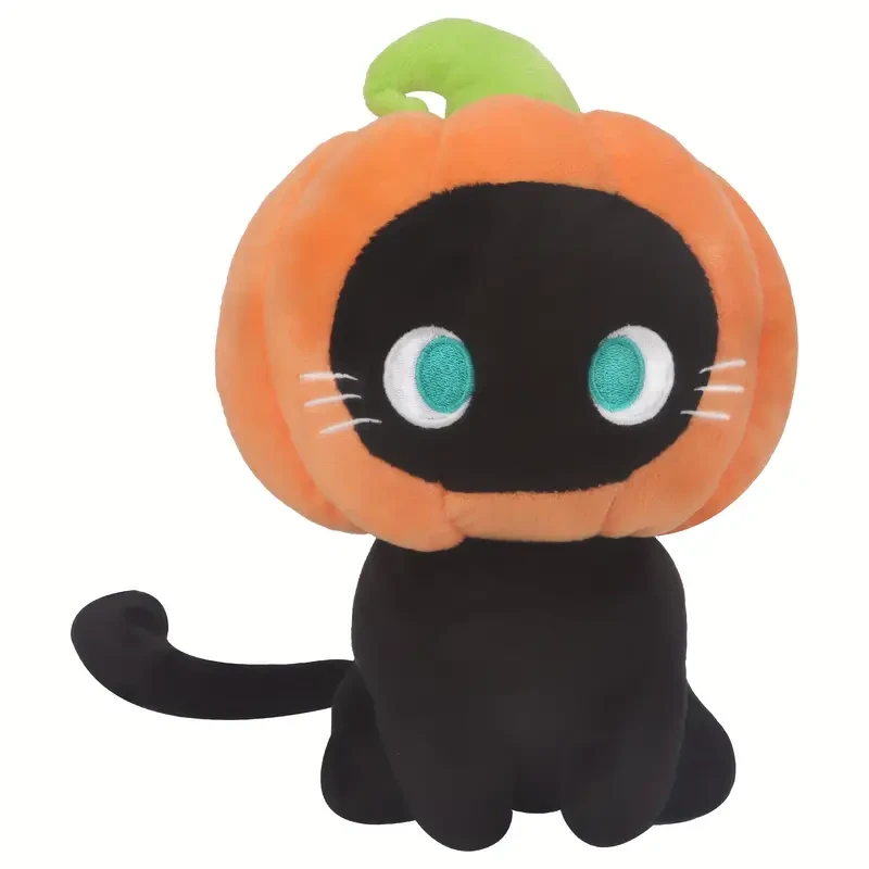 Adorable Pumpkin Cat Plush Toy