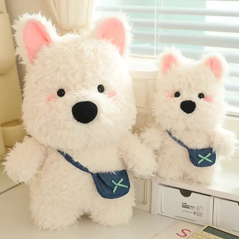 Anime-Themed Cute West Highland Terrier Plush Toys
