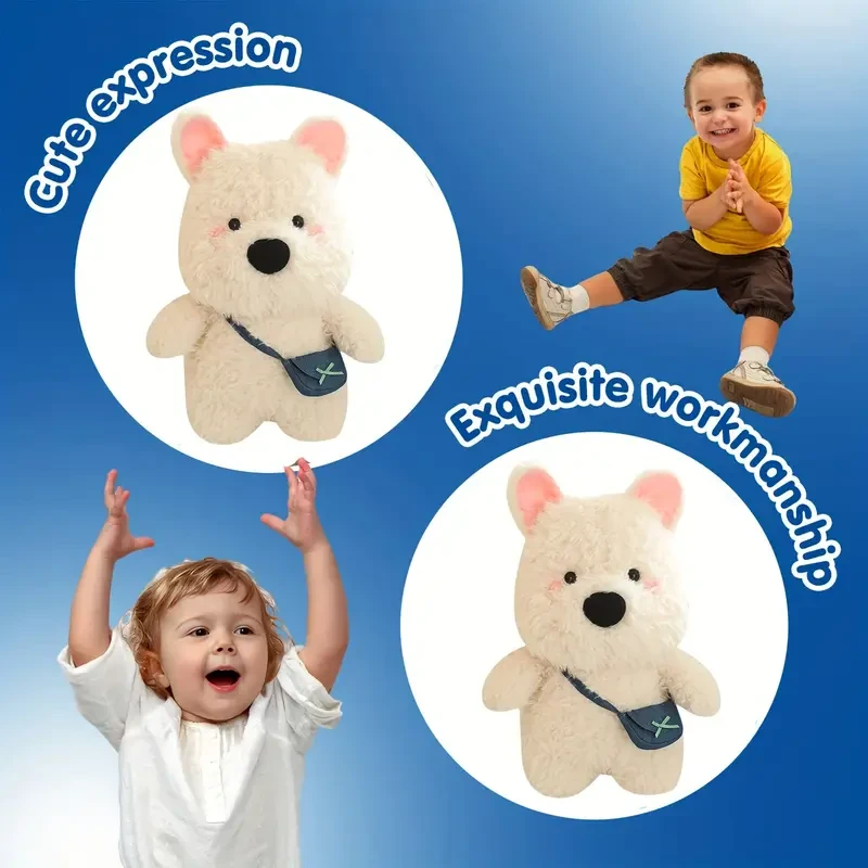 Anime-Themed Cute West Highland Terrier Plush Toys