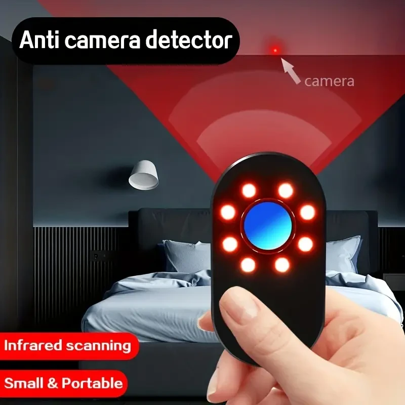Mini Hotel Hidden Camera Detector, Portable Infrared Anti-Peeping Device