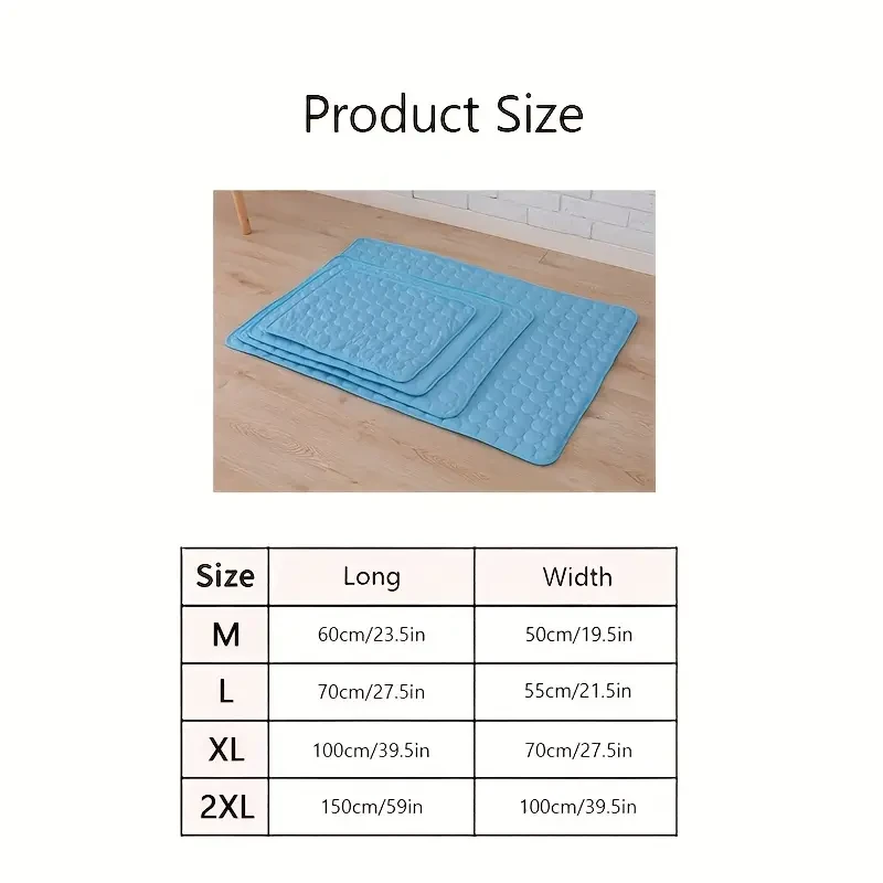 Dog Pillow Pet Cooling Mat - Keep Your Pet Cool & Comfortable This Summer