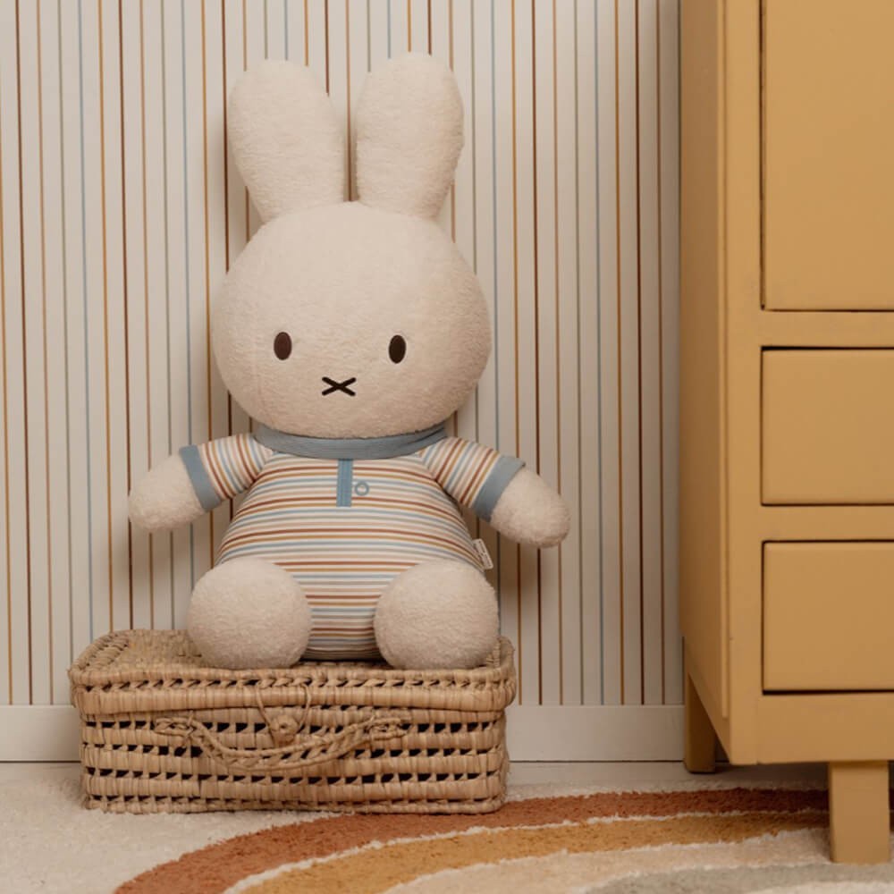 Miffy Vintage Stripes Soft Toy Extra Large