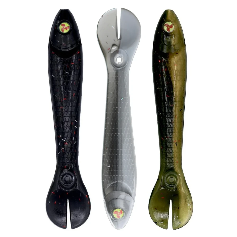 Lawless Lures 3.25 5-Lure Kit | Soft Bionic Fishing Lure | Freshwater & Saltwater | Recoil Bait Fishing Lure | Great for Bass, Trout, & Other Minnow-Eating Fish