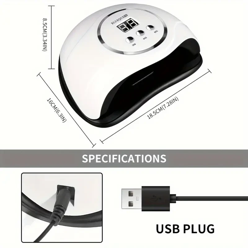 UV Nail Lamp With 4 Timer Settings