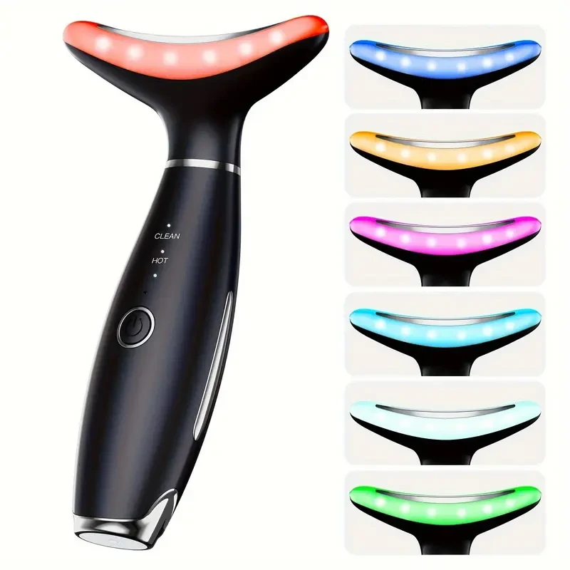 LED Face-Lifting Device - 7 Color Lifting and Firming Facial Massager