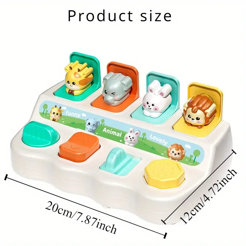 Interactive Youngsters Hide & Seek Toy - Enhances Cognitive Skills, Finger Dexterity & Safety Pop-Up Design for Youngsters