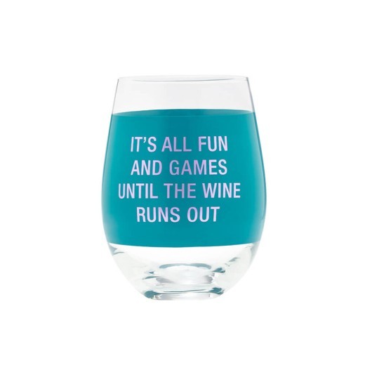 WIine Glass: Wine Runs Out