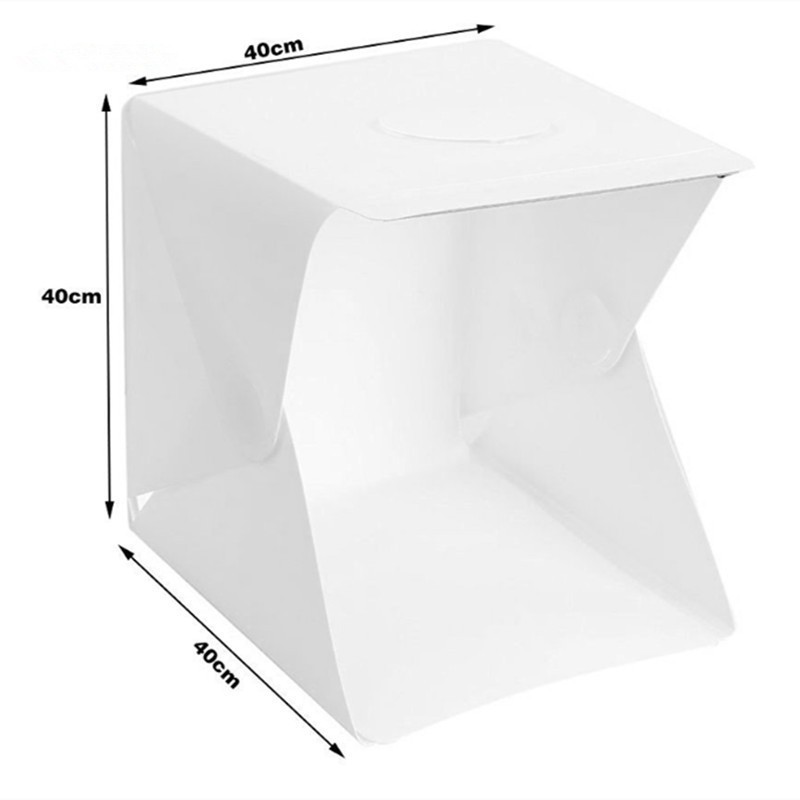 40cm Studio Portable Folding LED Photo Light Box Mini Still Life Shooting Table Soft Box