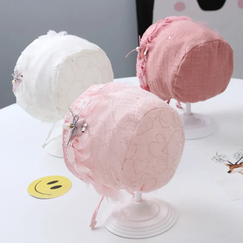 Spring And Autumn Thin Section Baby Girl Children's Clothing Hat
