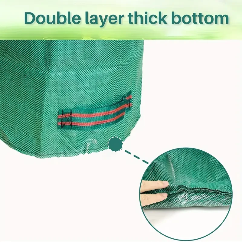 2-Pack Garden Waste Bag Leaf Bags Reusable Heavy Duty Waste Bags