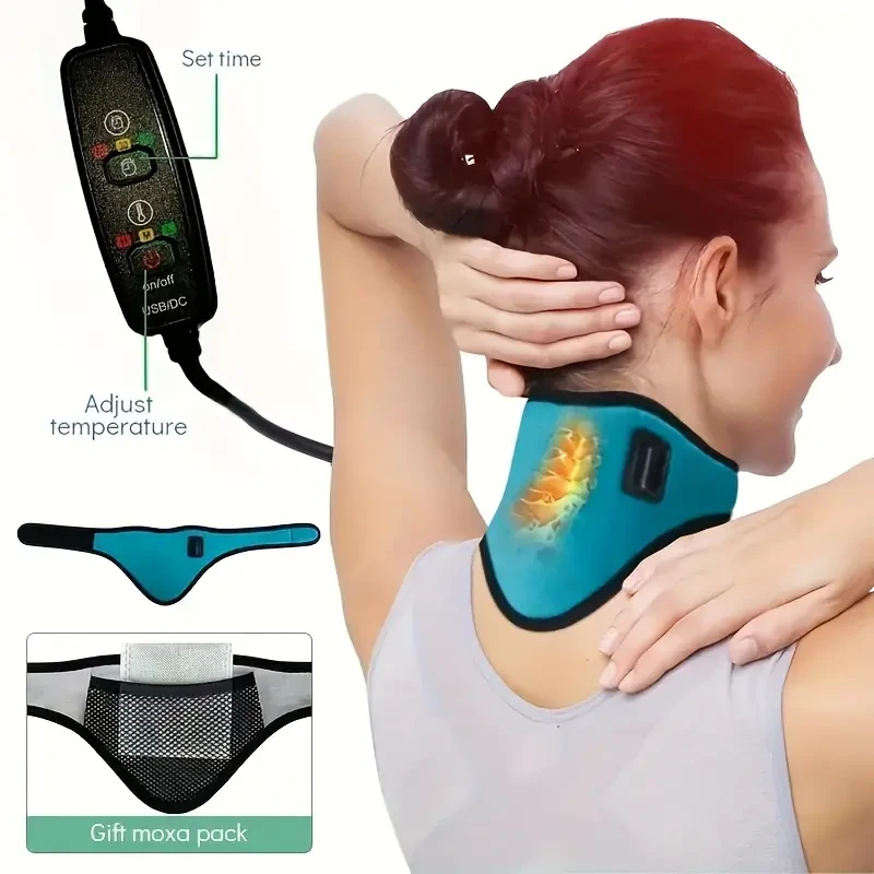 Acupuncture Neck Brace for Cervical Spine Relaxation and Fatigue Relief