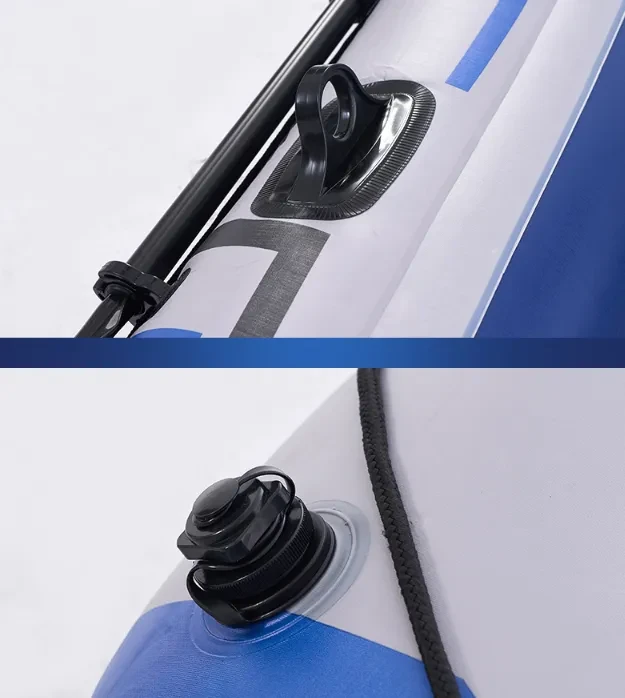 Outdoor water sports two inflatable kayak, raft boat