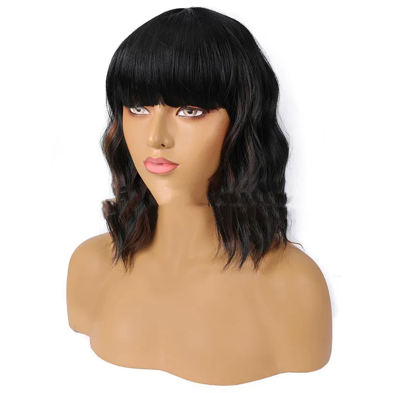 Headgear Chemical Fiber High Temperature Silk Water Ripple Style