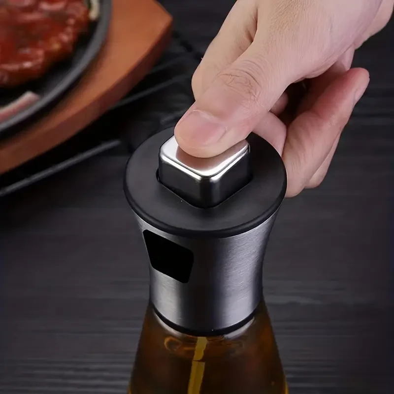 Large Capacity Stainless Steel Glass Olive Oil Sprayer