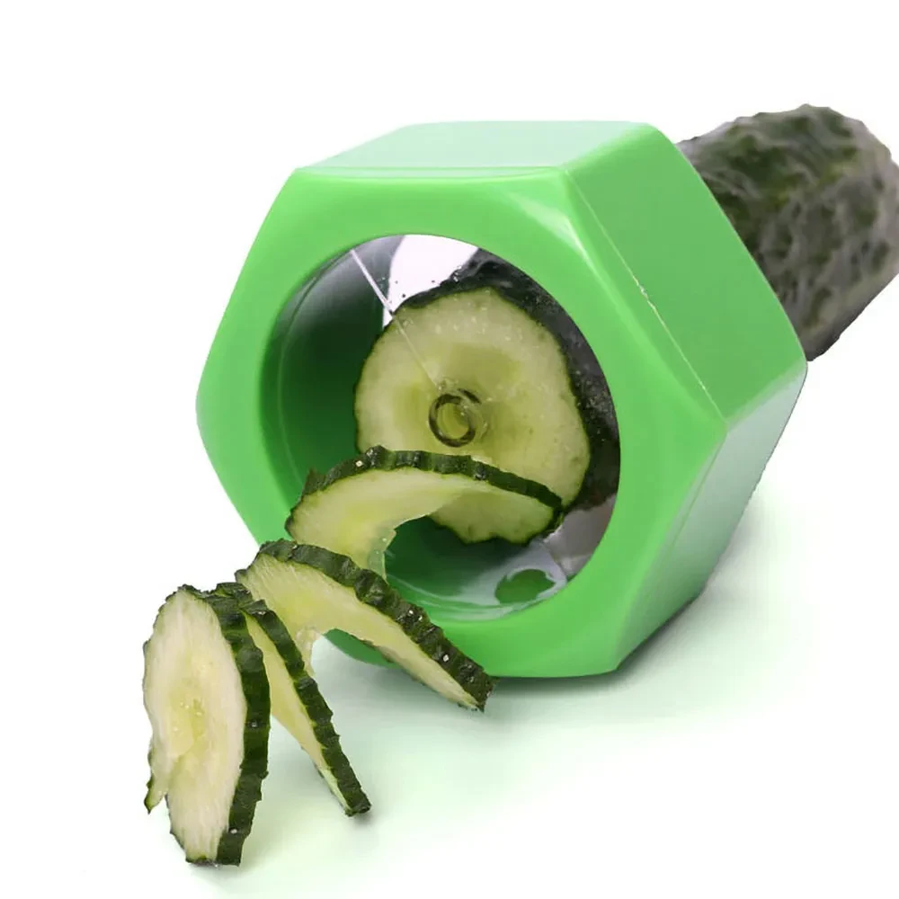 Kitchen Gadgets Spiral Knife Vegetable Cutter Kitchen Fixture Cucumber Slicer