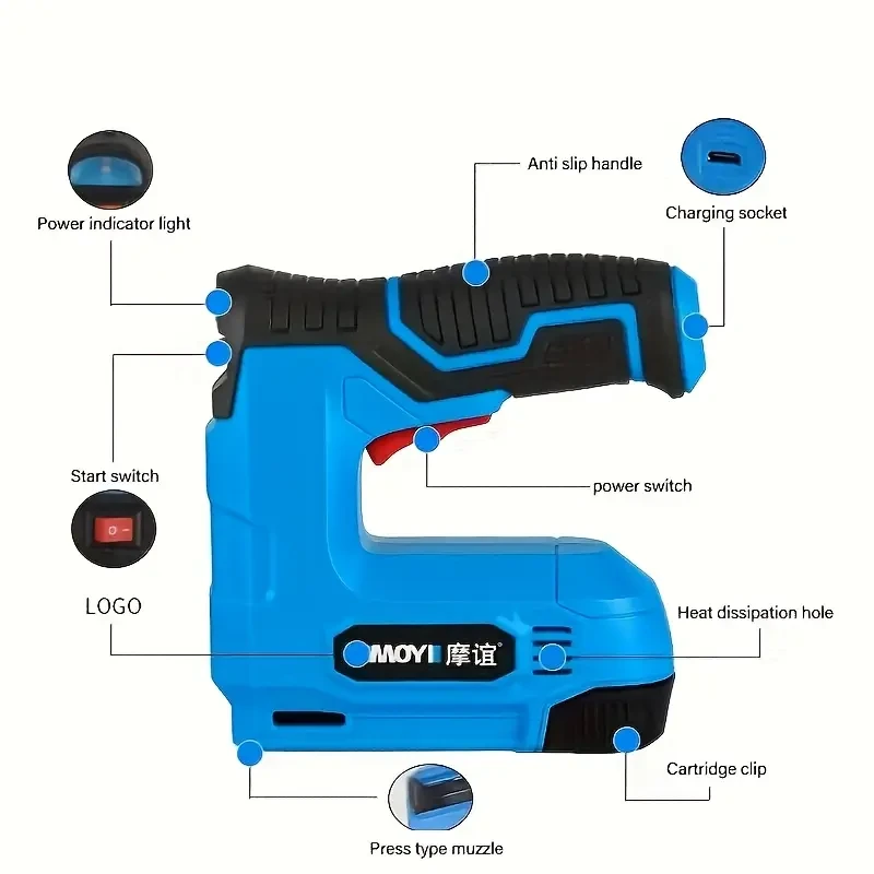 2-in-1 Cordless Staple Gun & Nailer Kit
