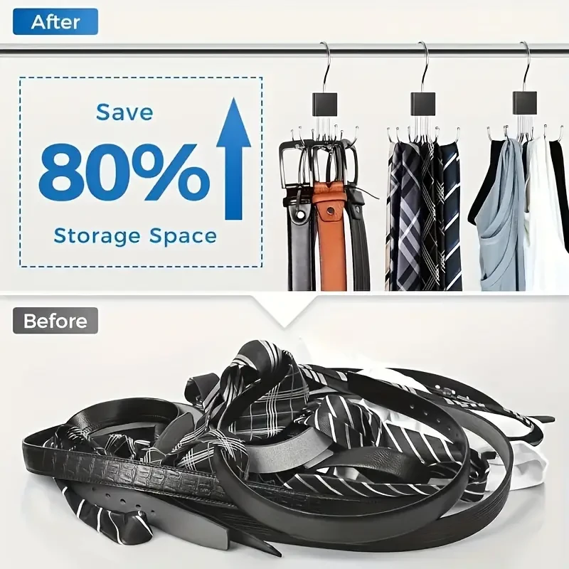 Versatile Large-Capacity Belt Hanger -