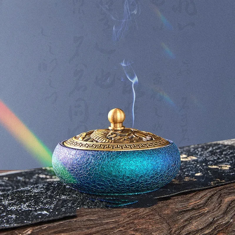 Home Fashion Copper Plate Incense Burner