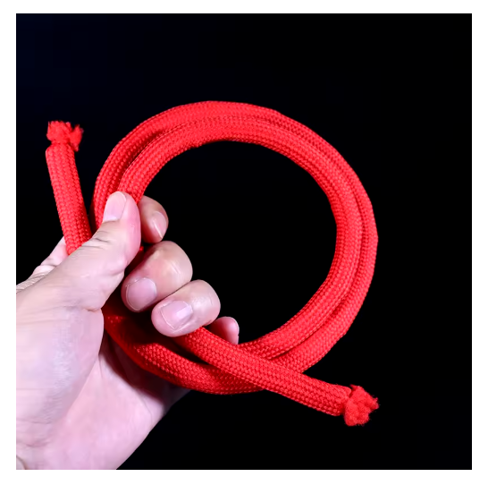 Deluxe Stiff Rope (Red) by Kupper Magic Tricks Soft Rope To Stiff Magia Close Up Street Illusions Gimmicks Mentalism Funny Props