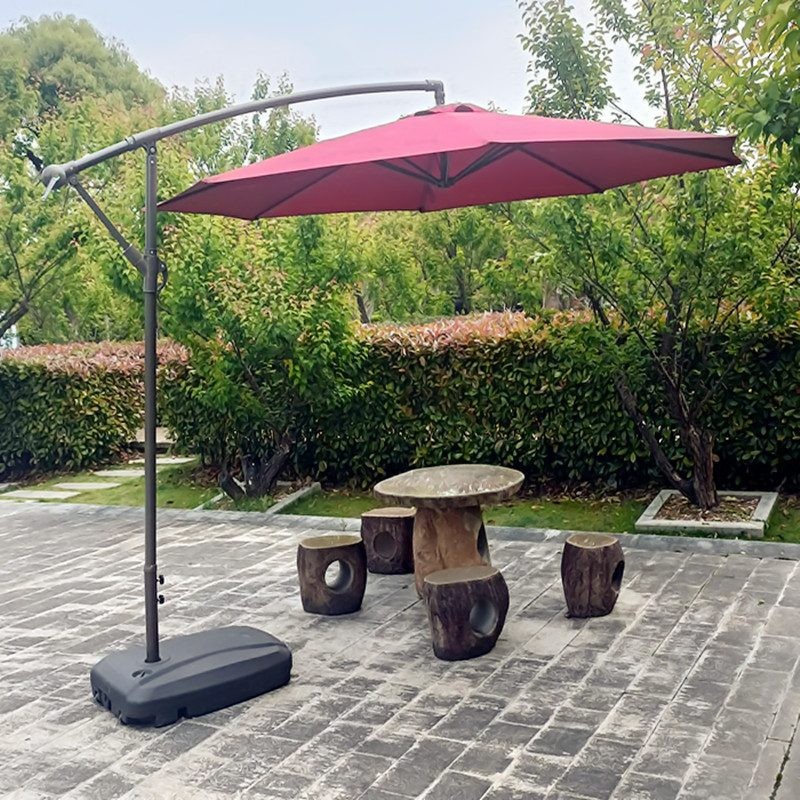 3m Outdoor Patio Umbrella Thickened PU Coated Umbrella Large Rain & Sun