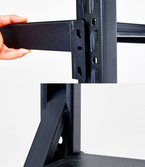 GARAGES STORAGE SHELVING RACKING RACKS BALCK 1.6X1.5x0.5m
