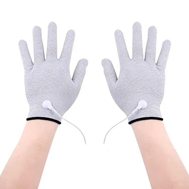 Health Micro-Current Meridian Gloves Massager