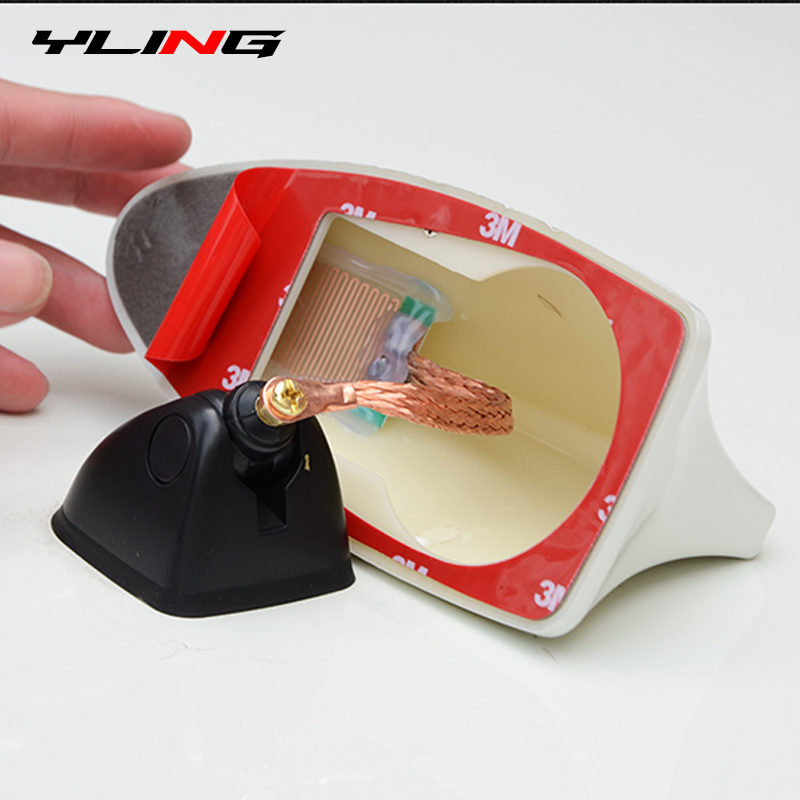 Car Shark Fin Antenna Cover Base  Stylish Radio Signal Aerial Replacement for Car Roof