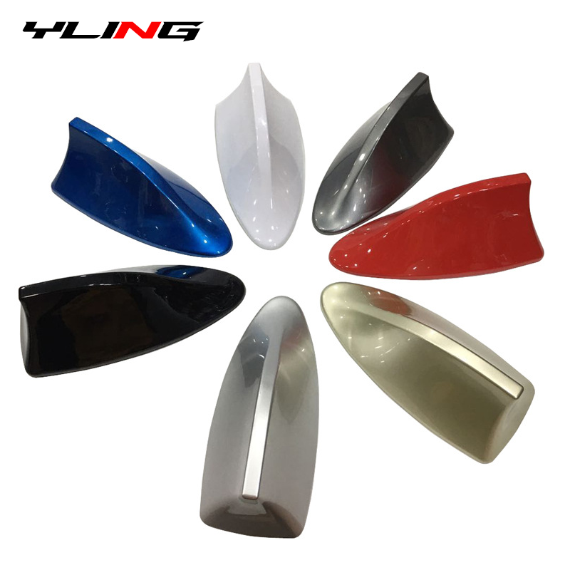 Car Shark Fin Antenna Cover Base Stylish Radio Signal Aerial Replacement for Car Roof