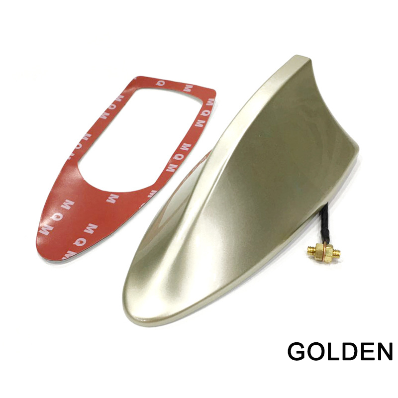 Car Shark Fin Antenna Cover Base Stylish Radio Signal Aerial Replacement for Car Roof