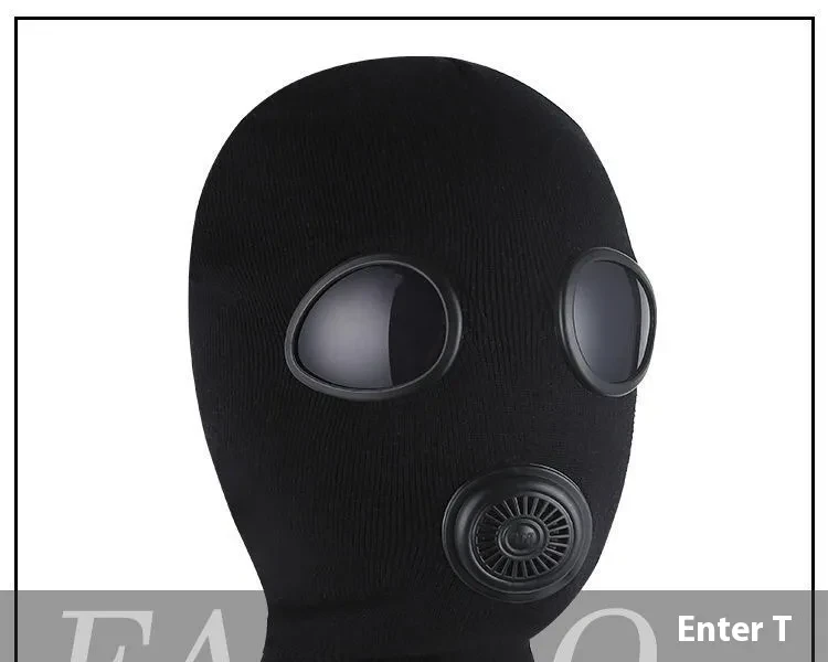 Creative Funny Hat Riding Fleece-lined Neck Protection Glasses Pullover Mask