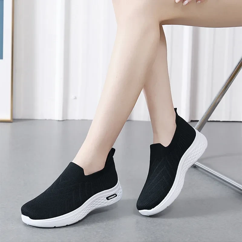 Women's Casual Mesh Slip-On Sneakers