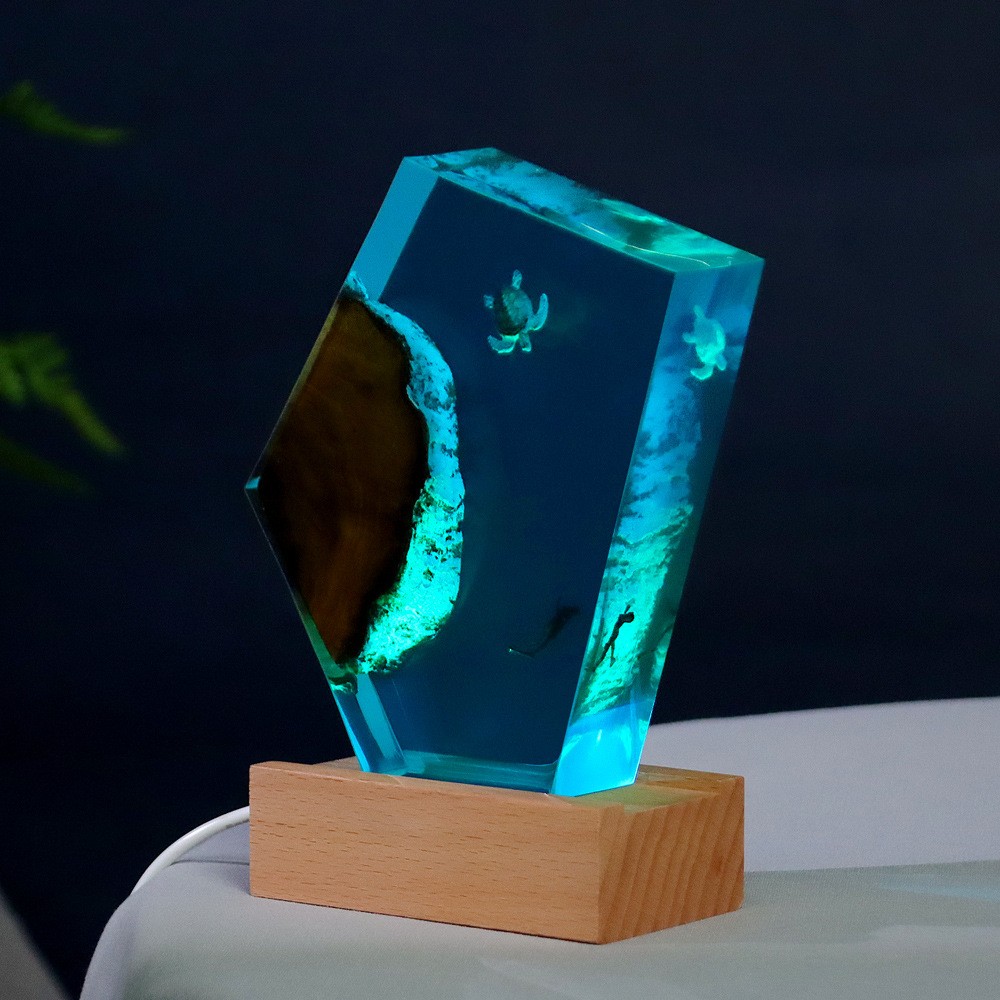 Ocean Micro Landscape Real Handmade Resin Crafts