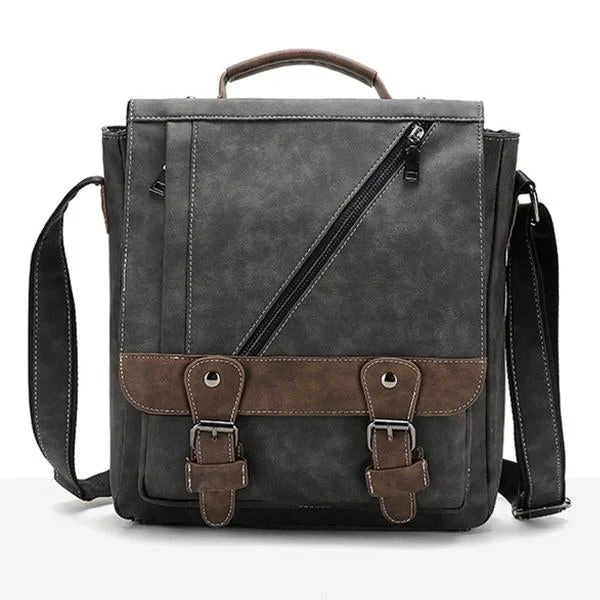 Vintage Zipper Diagonal Bag