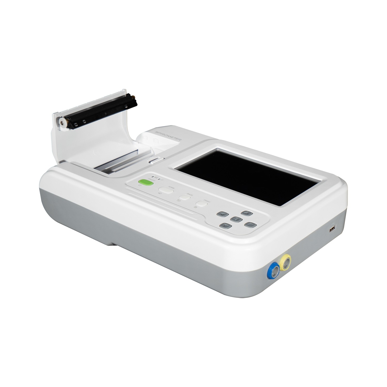 SP100 Spirometer Portable Lung Function Testing Device FVC SVC MVV Touch Screen